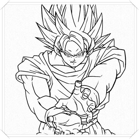 como colorear a goku